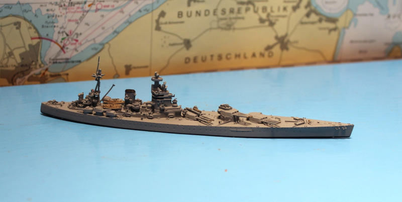 Battleship "Rodney" (1 p.) GB 1942 Neptun N 1102